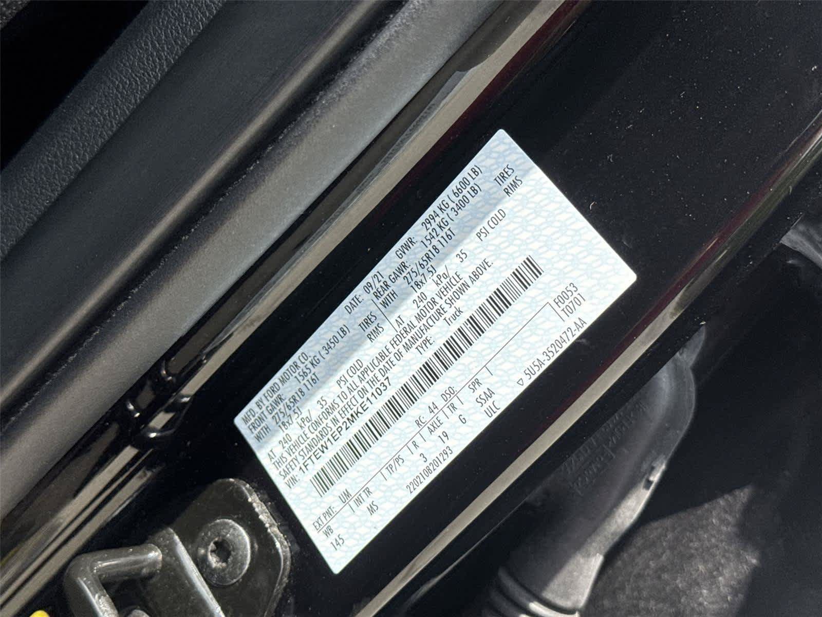 Used 2021 Ford F150 XLT w/ Equipment Group 302A High AWD/4WD image 32