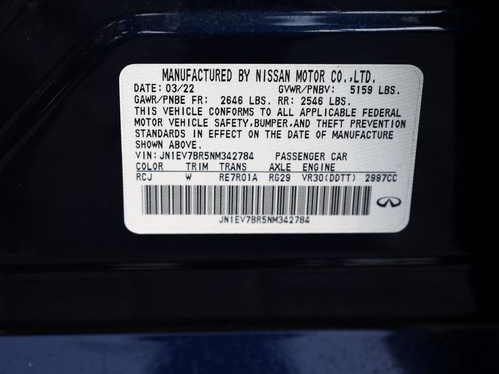 Used 2022 INFINITI Q50 Luxe w/ Cargo Package image 45