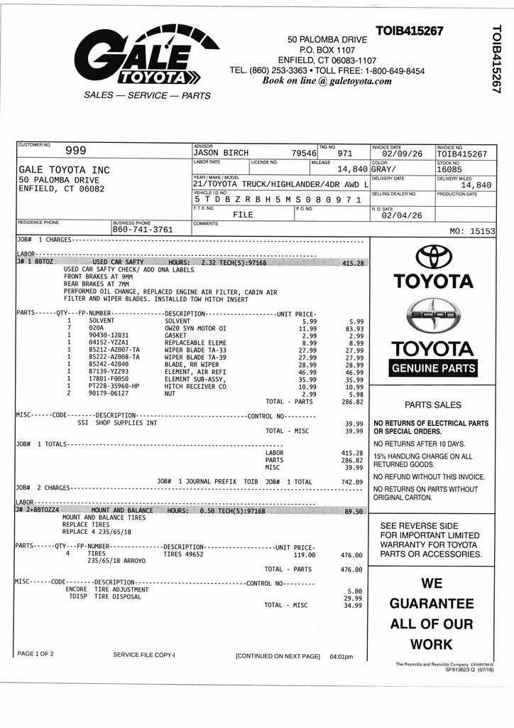 Used 2021 Toyota Highlander LE image 11