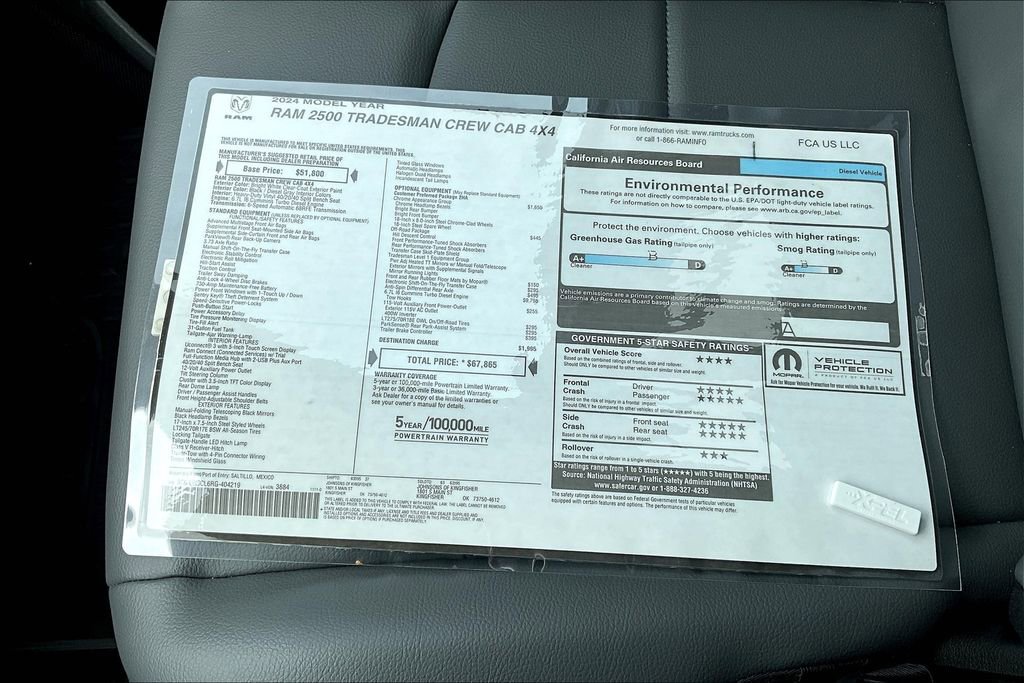 New 2024 RAM 2500 Tradesman w/ Chrome Appearance Group image 22