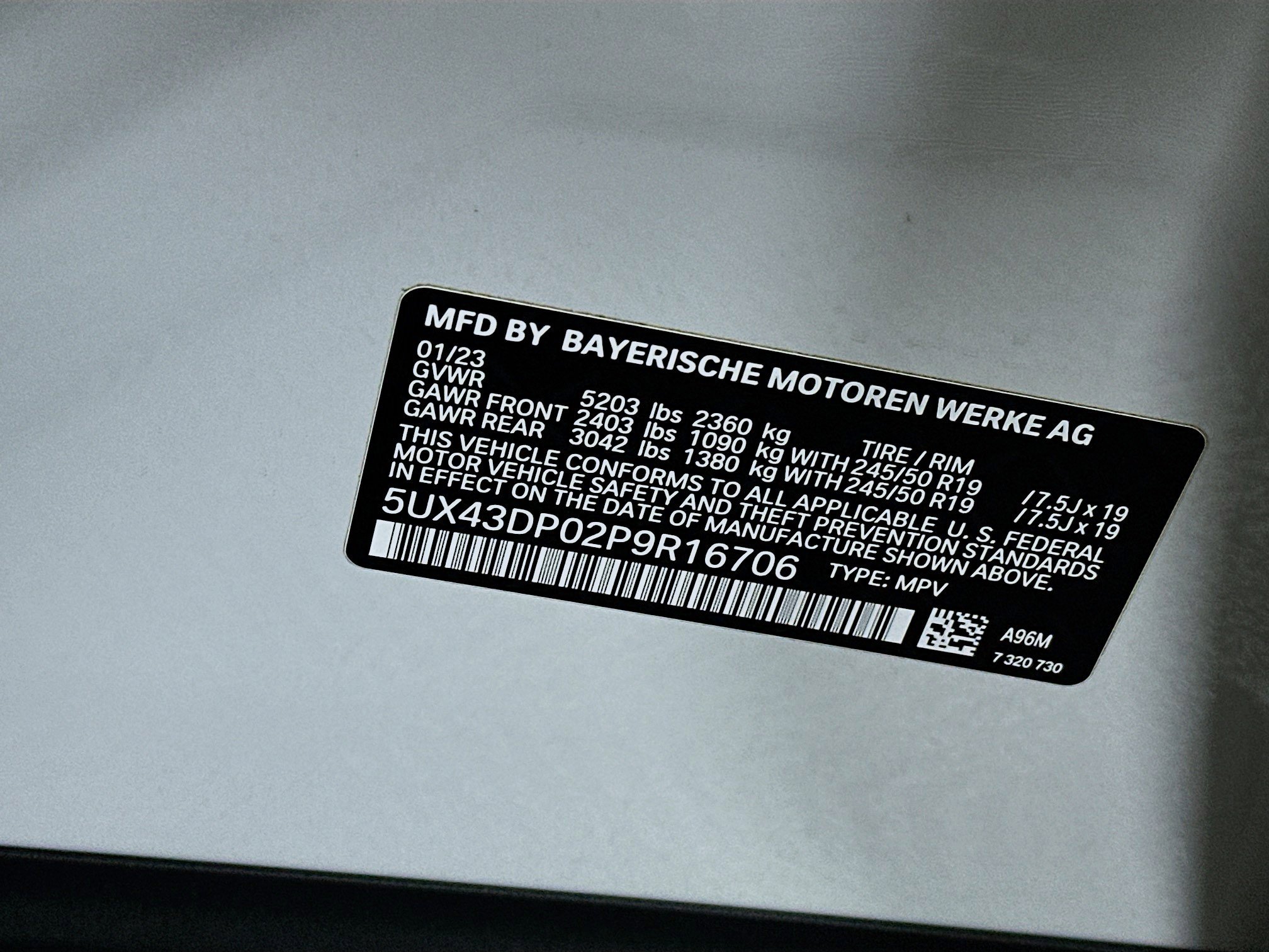 Used 2023 BMW X3 sDrive30i w/ Convenience Package image 12