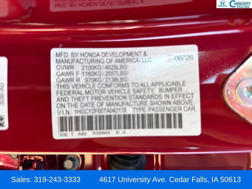 New 2026 Honda Accord EX-L image 31