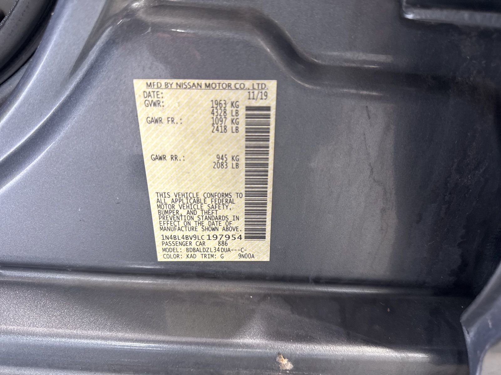 Used 2020 Nissan Altima 2.5 S FWD image 6