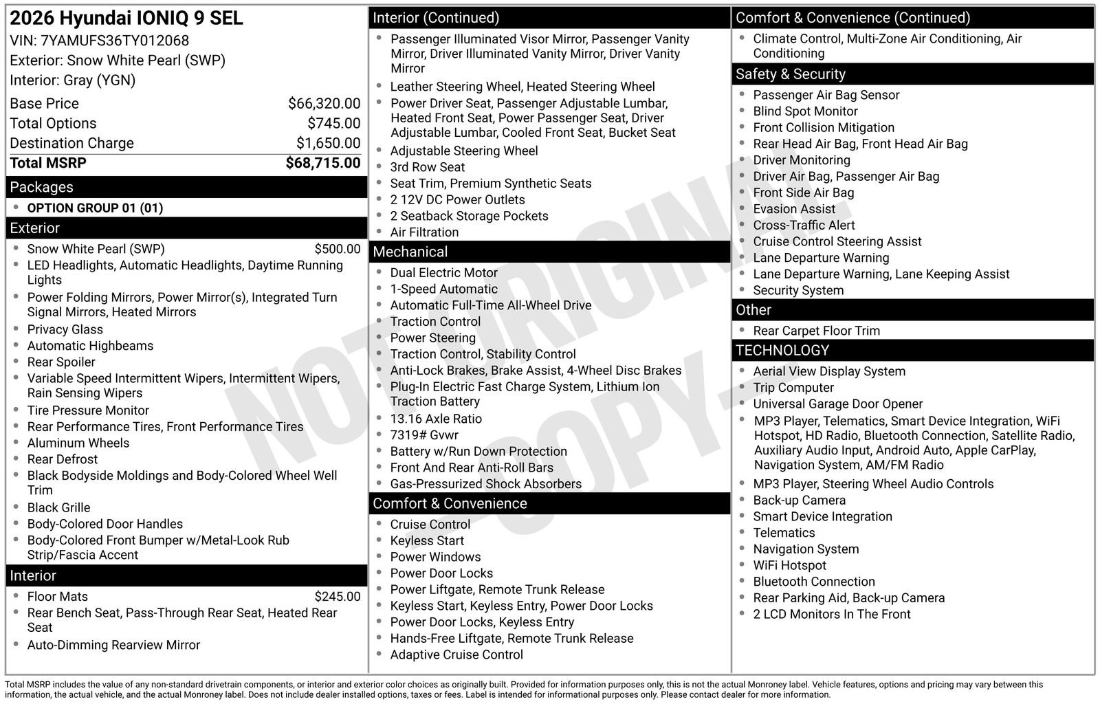 New 2026 Hyundai Ioniq 9 SEL AWD/4WD image 22