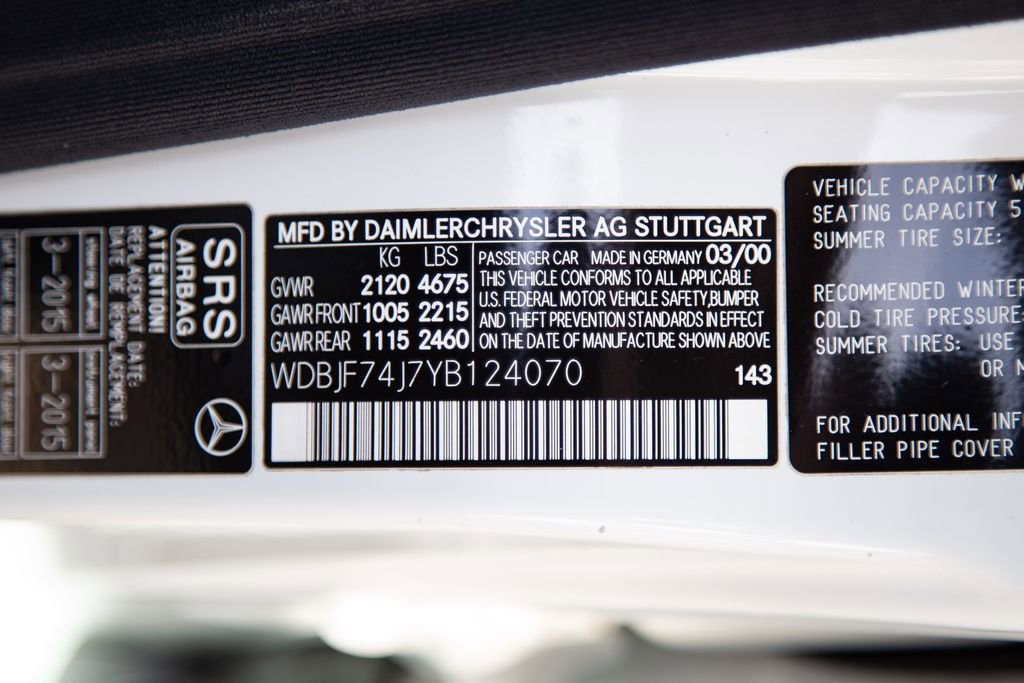 Used 2000 Mercedes-Benz E 55 AMG Sedan image 39