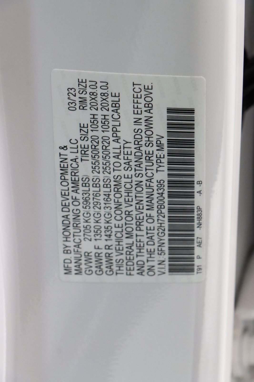Used 2023 Honda Pilot Touring image 35
