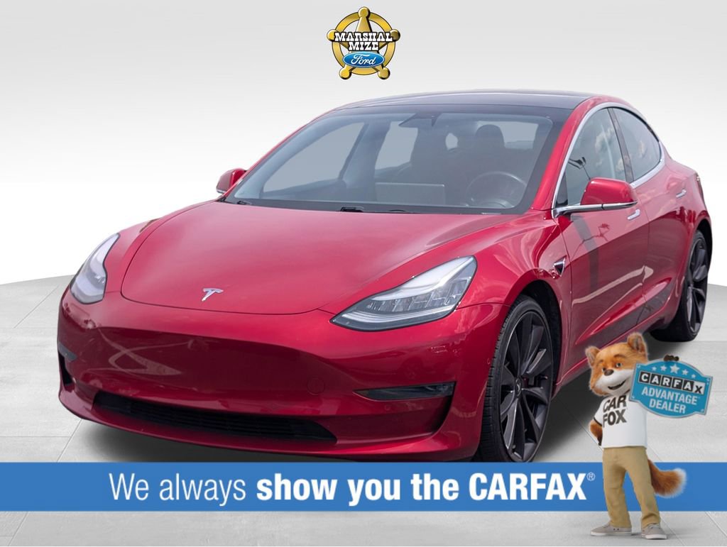 Used 2020 Tesla Model 3 Performance AWD/4WD image 1