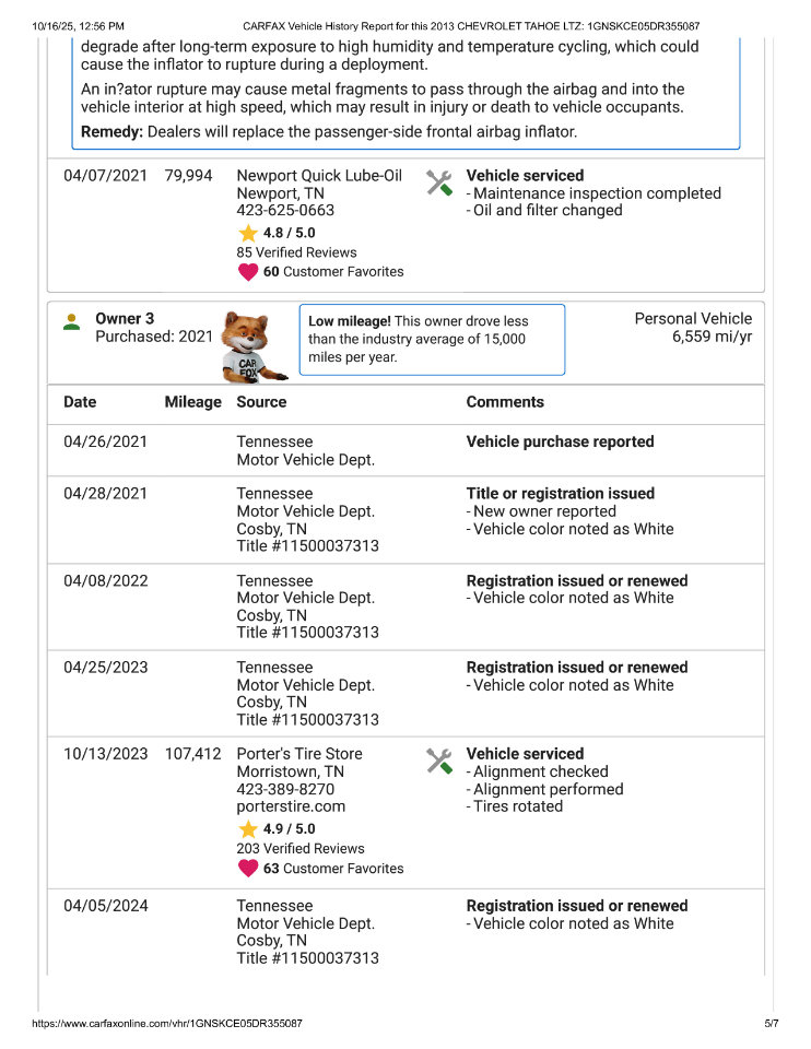 Used 2013 Chevrolet Tahoe LTZ image 91