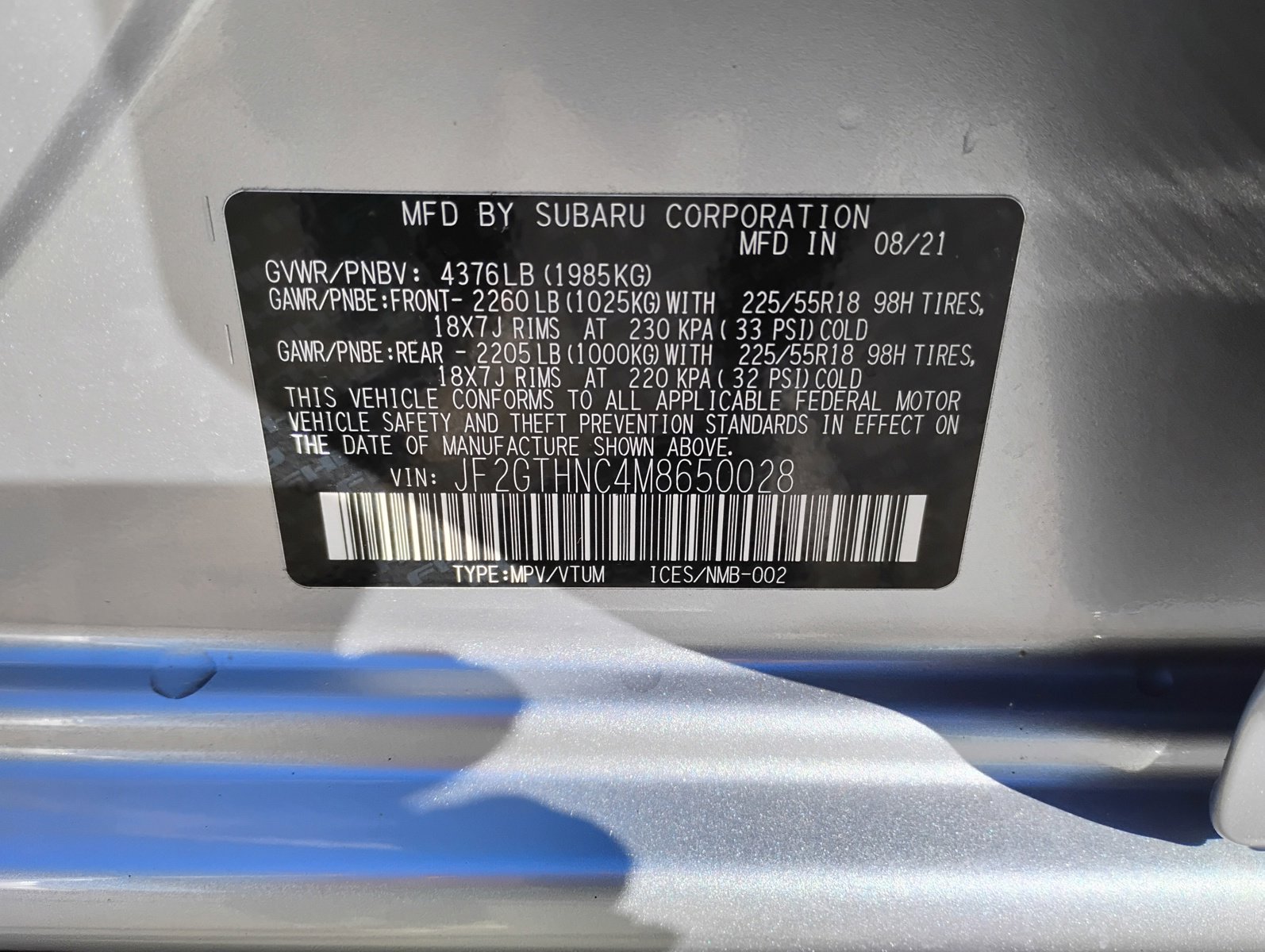 Used 2021 Subaru Crosstrek 2.5i Limited w/ Moonroof Package 2 image 37