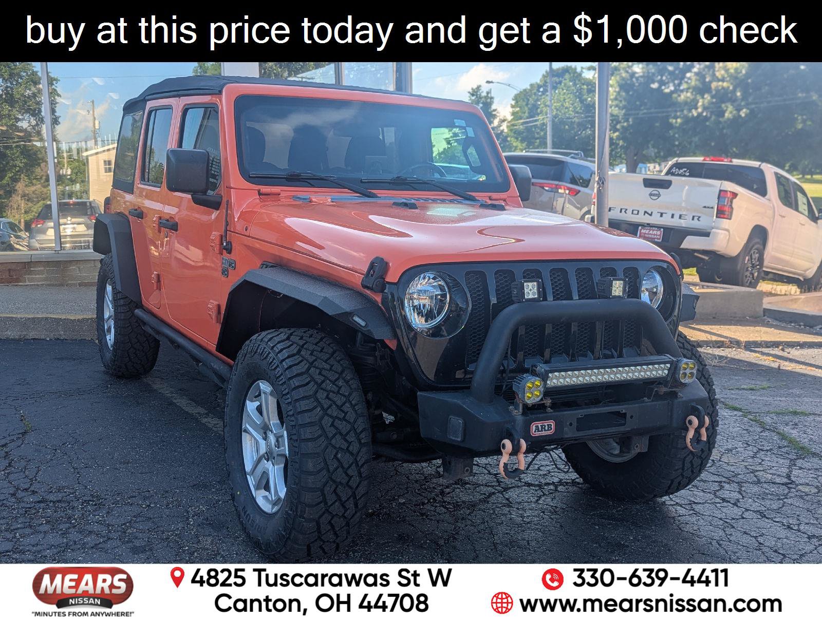 Used 2019 Jeep Wrangler Unlimited Sport S