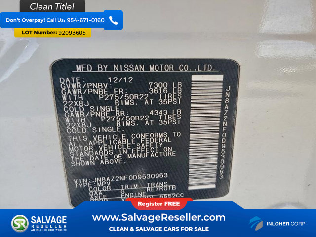 Used 2013 INFINITI QX56 2WD w/ Deluxe Touring Pkg image 17