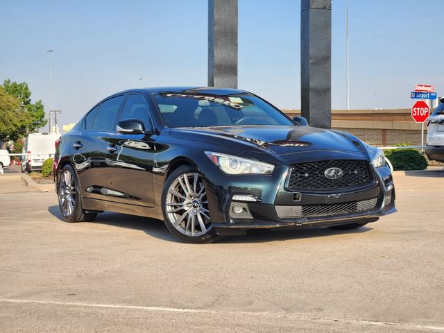 Used 2023 INFINITI Q50 Red Sport 400 w/ Black Opal Edition RWD image 2