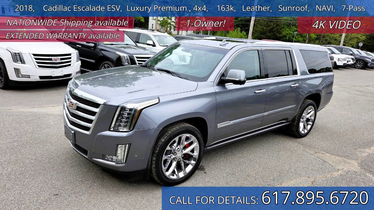 Used 2018 Cadillac Escalade ESV Premium Luxury AWD/4WD video 1