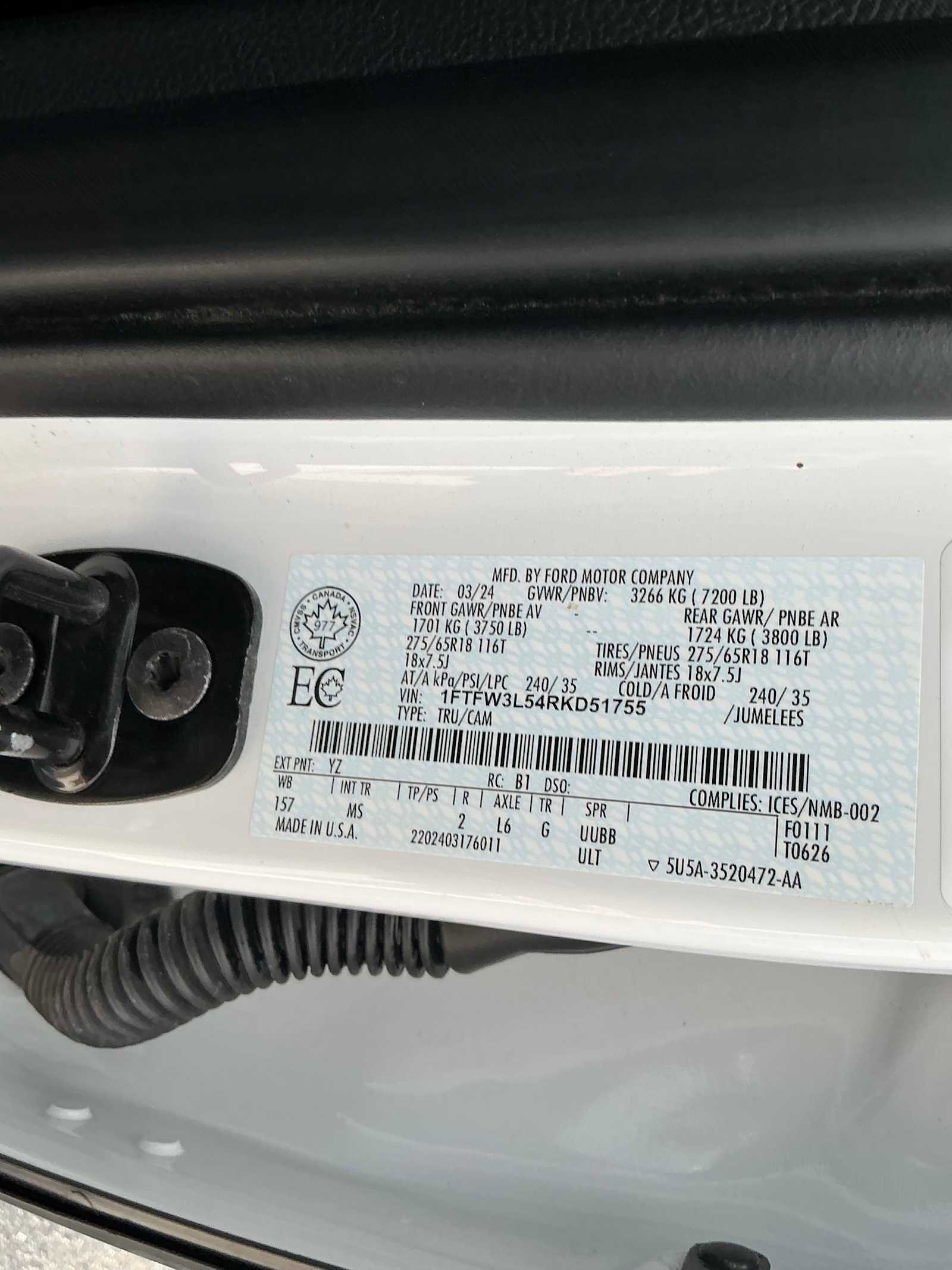 Used 2024 Ford F150 XLT w/ Tow/Haul Package image 18