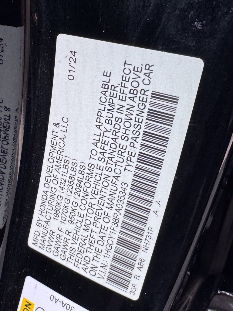 Used 2024 Honda Accord EX image 34