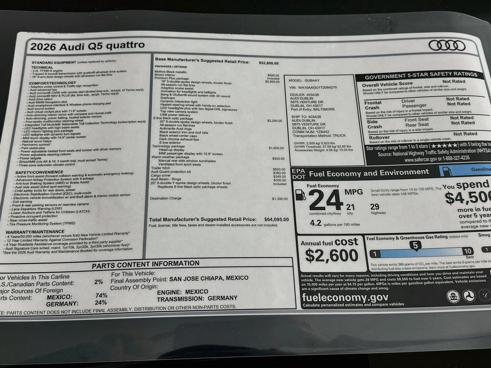 New 2026 Audi Q5 Premium Plus AWD/4WD image 49