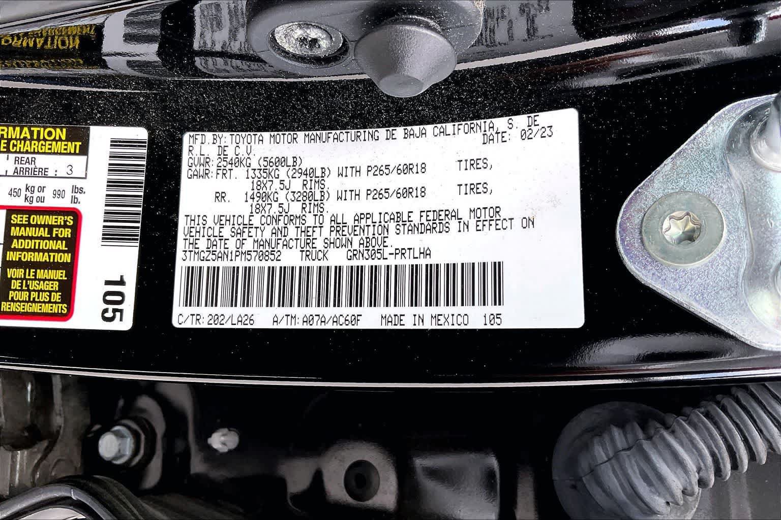 Used 2023 Toyota Tacoma Limited w/ Nightshade Package AWD/4WD image 20