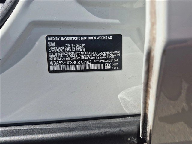 Used 2024 BMW 530i xDrive w/ Convenience Package AWD/4WD image 28