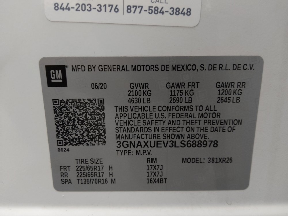 Used 2020 Chevrolet Equinox LT AWD/4WD image 33