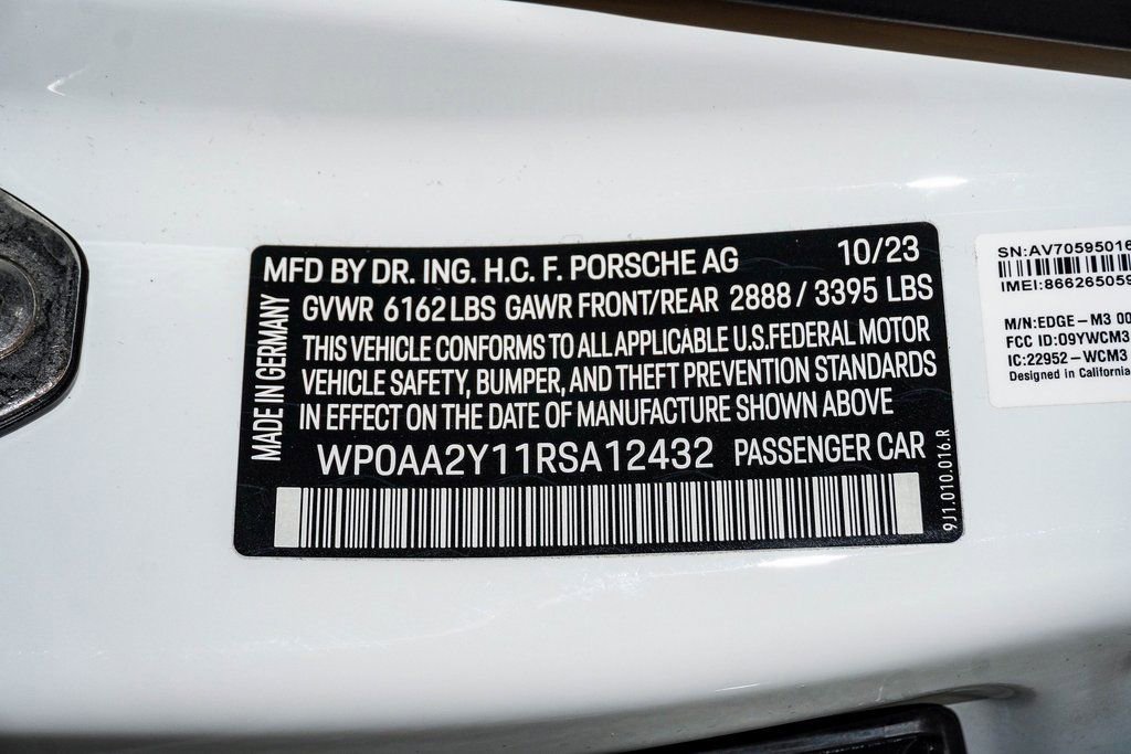 Certified 2024 Porsche Taycan w/ Premium Package image 30