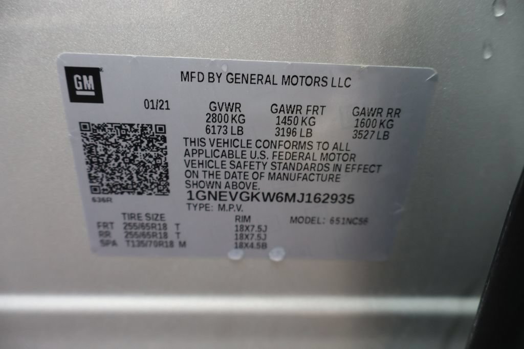 Used 2021 Chevrolet Traverse LT AWD/4WD image 39