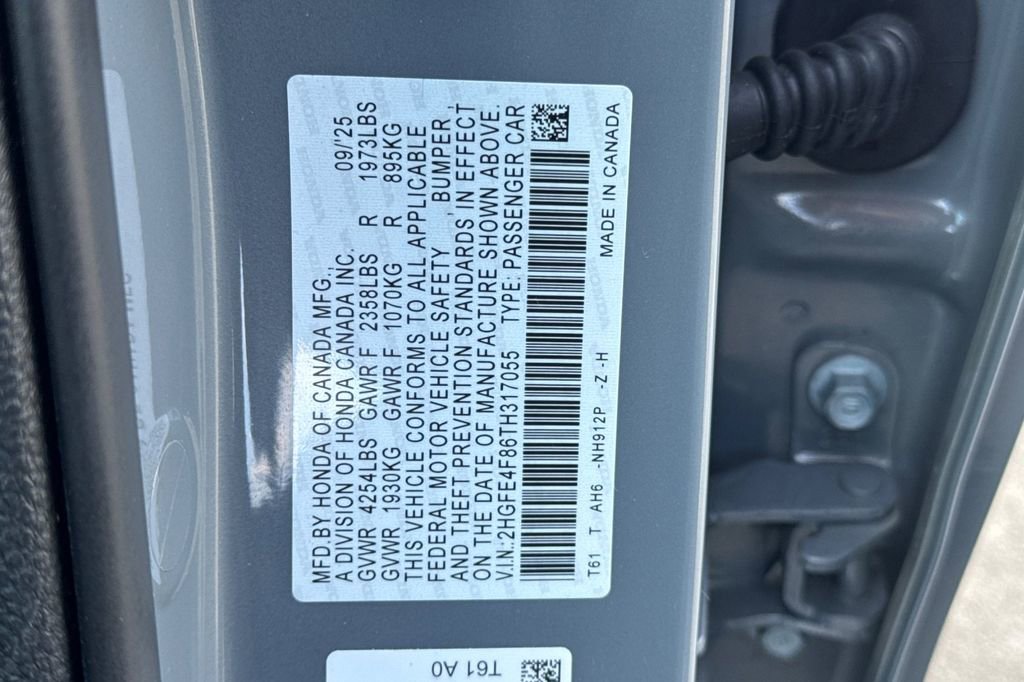 Certified 2026 Honda Civic Sport image 26