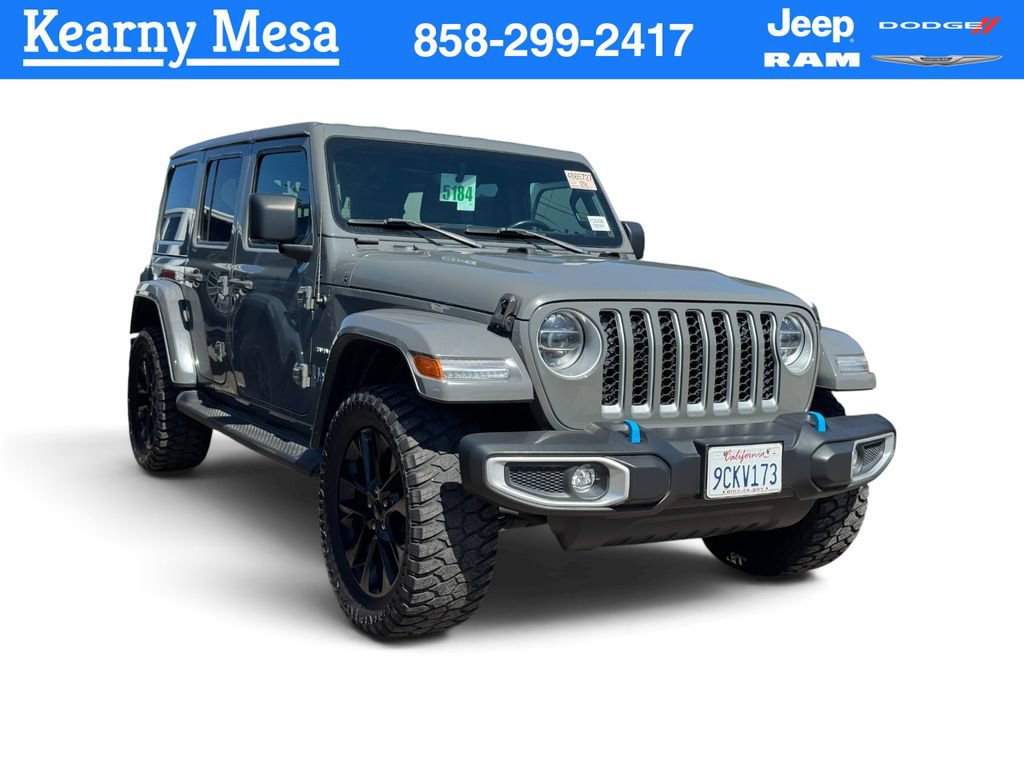 Used 2022 Jeep Wrangler Unlimited Sahara AWD/4WD image 1