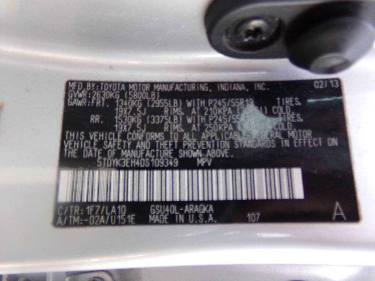 Used 2013 Toyota Highlander Limited FWD image 69