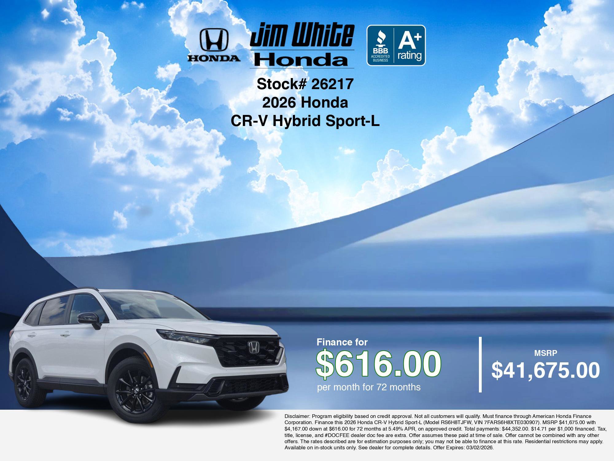 New 2026 Honda CR-V Sport-L image 7