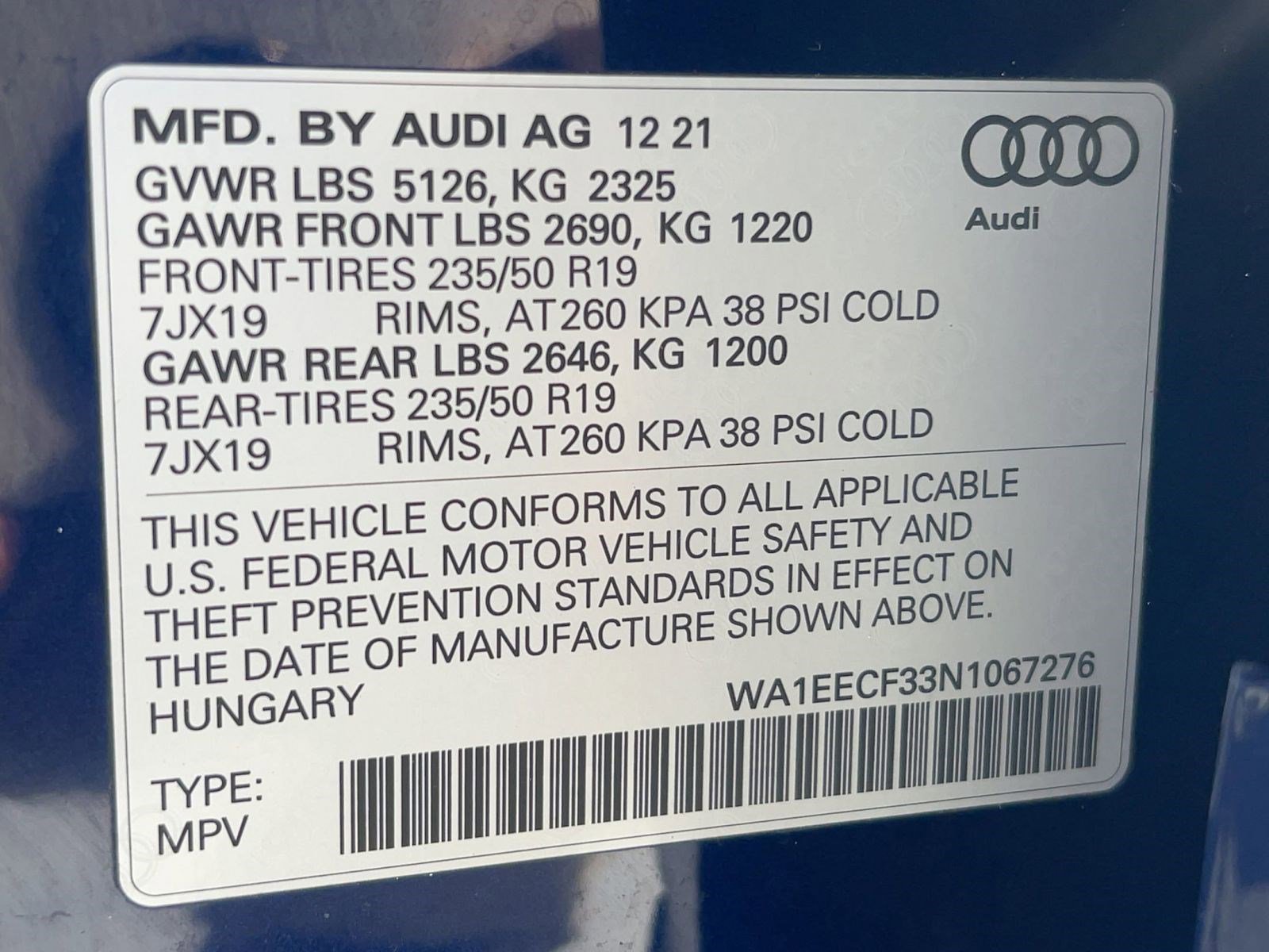 Certified 2022 Audi Q3 2.0T Premium Plus w/ Premium Plus Package image 19