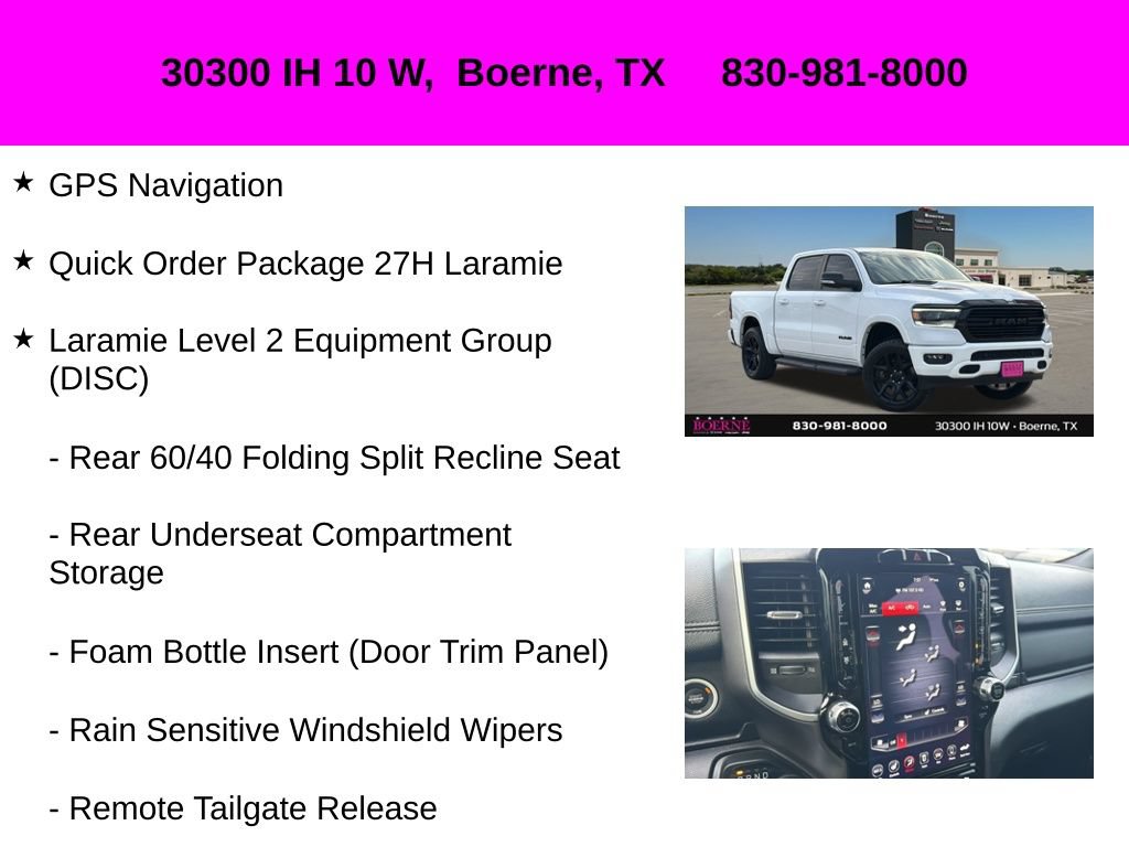 Used 2021 RAM 1500 Laramie AWD/4WD image 10