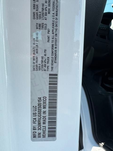 New 2025 RAM ProMaster 3500 w/ Quick Order Package 22G SLT FWD image 37