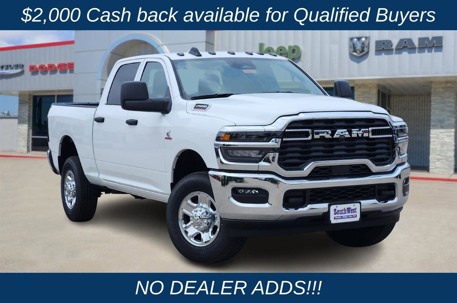 New 2025 RAM 2500 Tradesman w/ Chrome Appearance Group