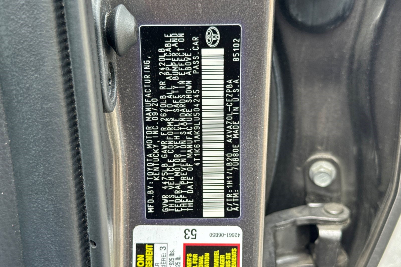 Used 2020 Toyota Camry XSE w/ Blackout Package FWD image 40