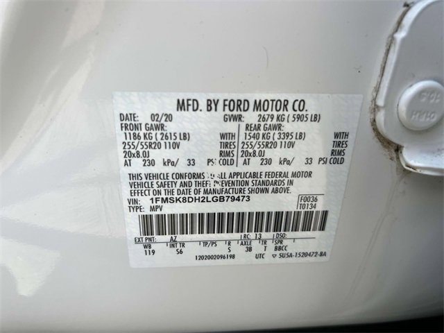 Used 2020 Ford Explorer XLT w/ Equipment Group 202A image 22