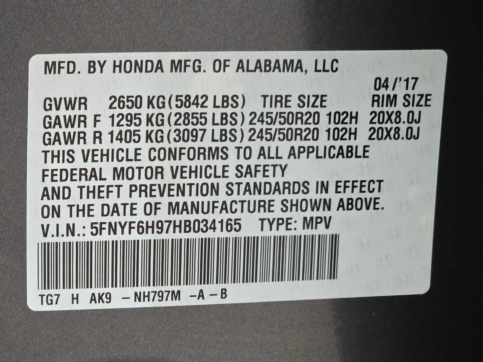 Used 2017 Honda Pilot Touring image 33
