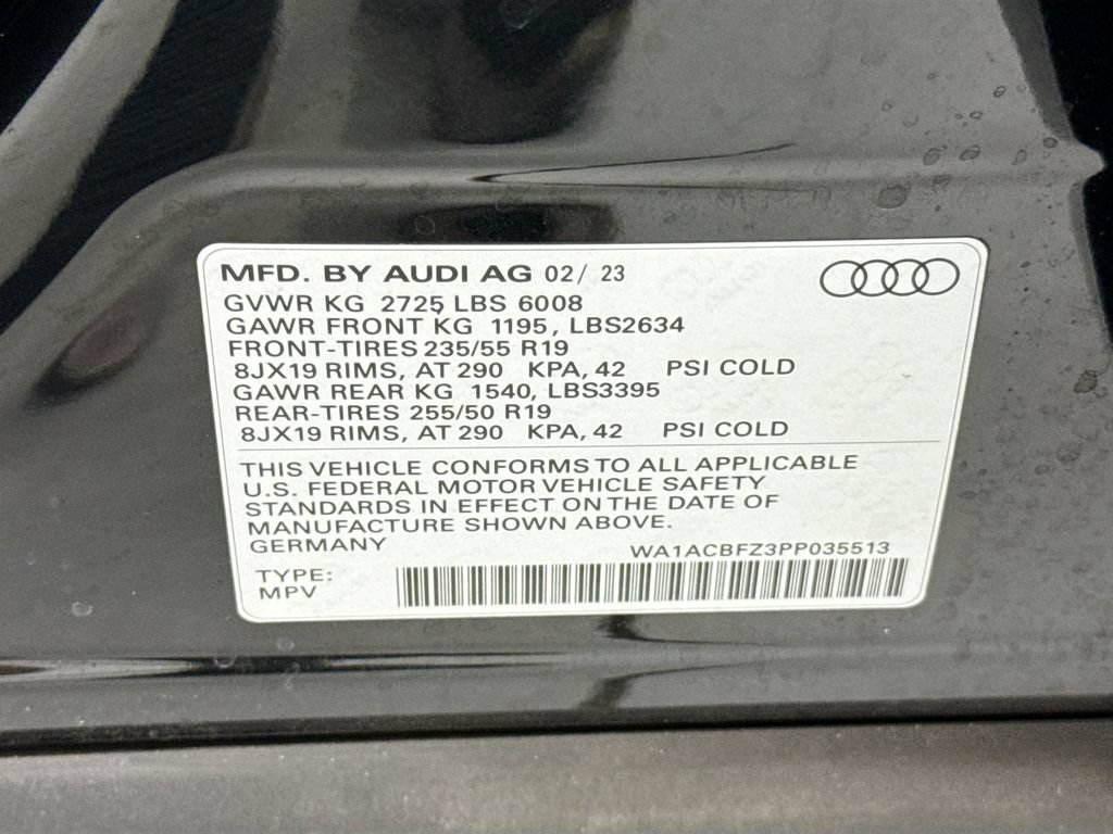 Certified 2023 Audi Q4 e-tron Premium w/ Convenience Package RWD image 33
