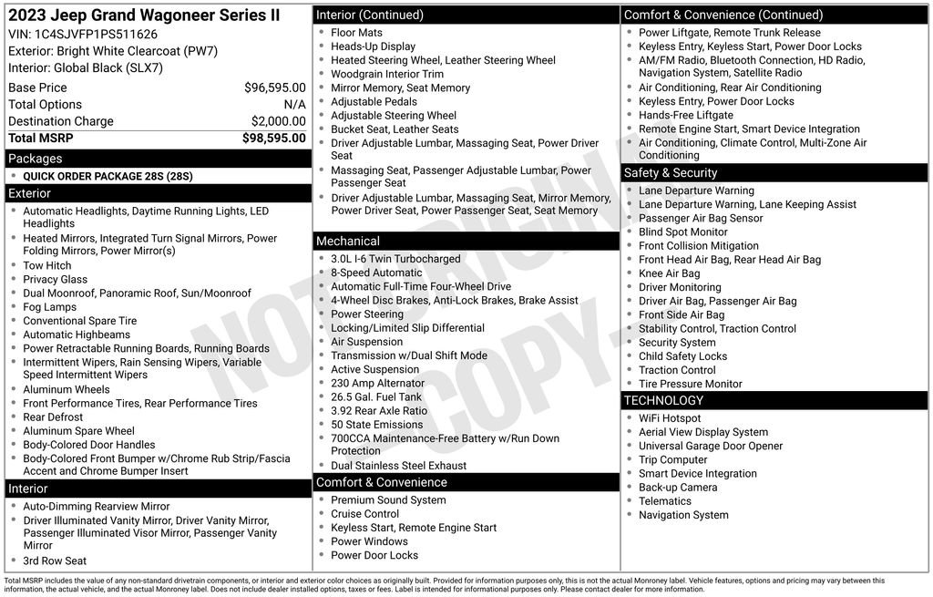 Used 2023 Jeep Grand Wagoneer Series II image 18