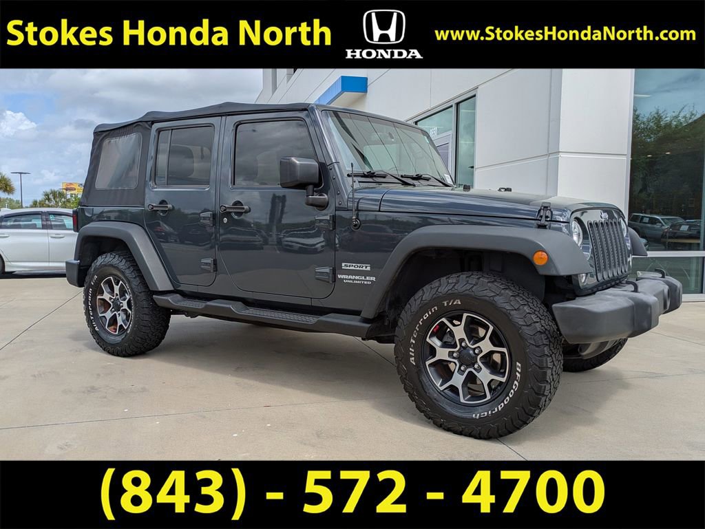 Used 2017 Jeep Wrangler Unlimited Sport w/ Quick Order Package 24S image 1