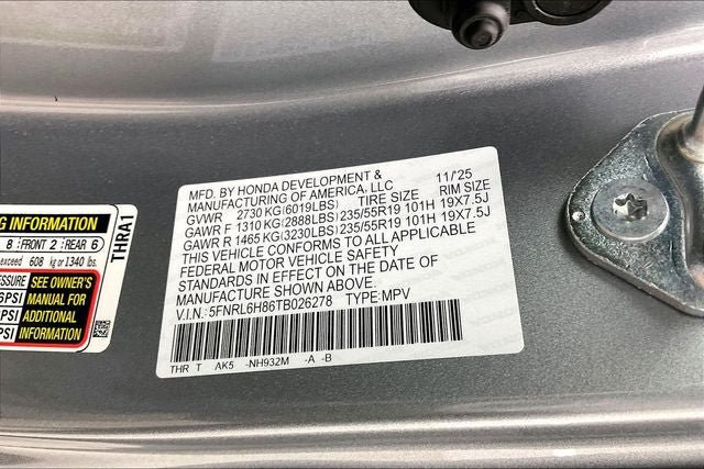 Certified 2026 Honda Odyssey Touring image 33