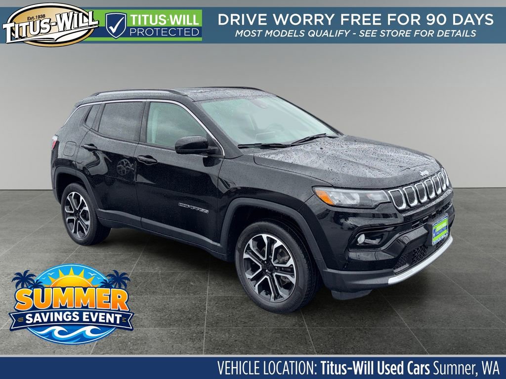 Used 2022 Jeep Compass Limited w/ Sun and Sound Group