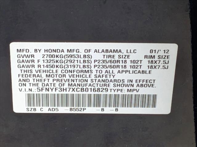 Used 2012 Honda Pilot EX-L image 28
