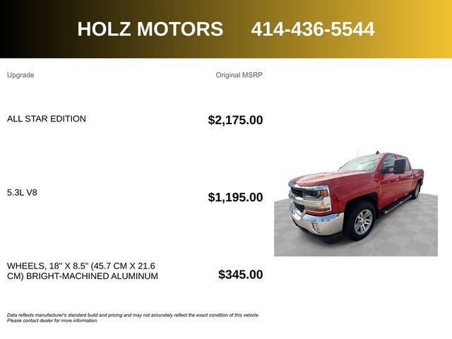 Used 2017 Chevrolet Silverado 1500 LT w/ All Star Edition image 5