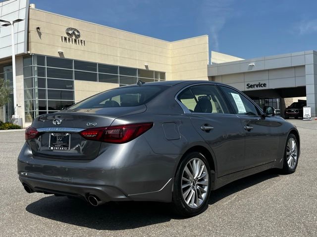 Certified 2023 INFINITI Q50 Luxe w/ Cargo Package image 4