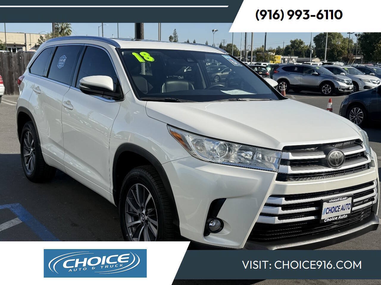 Used 2018 Toyota Highlander XLE FWD image 1