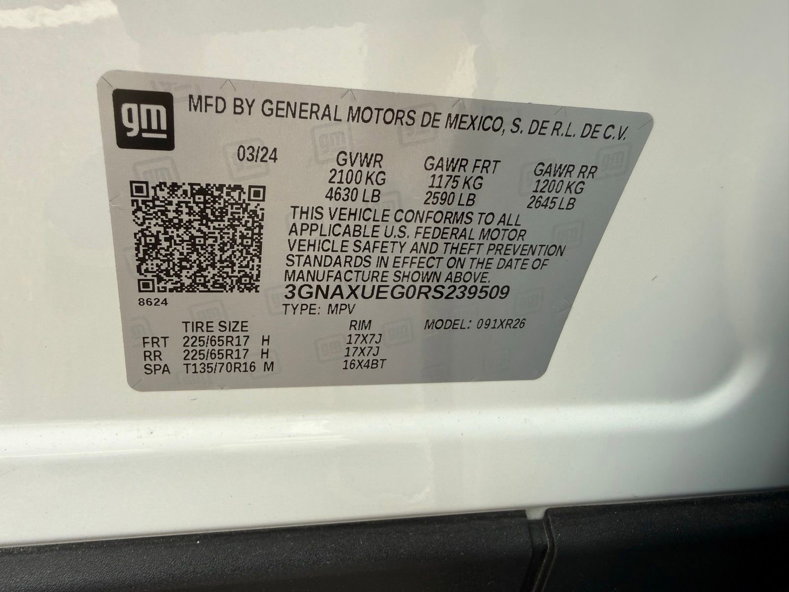 Used 2024 Chevrolet Equinox LT AWD/4WD image 43