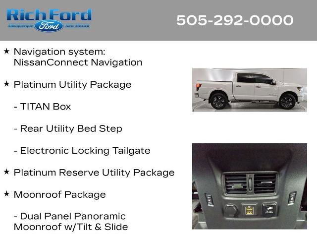 Used 2021 Nissan Titan Platinum Reserve w/ Moonroof Package image 11