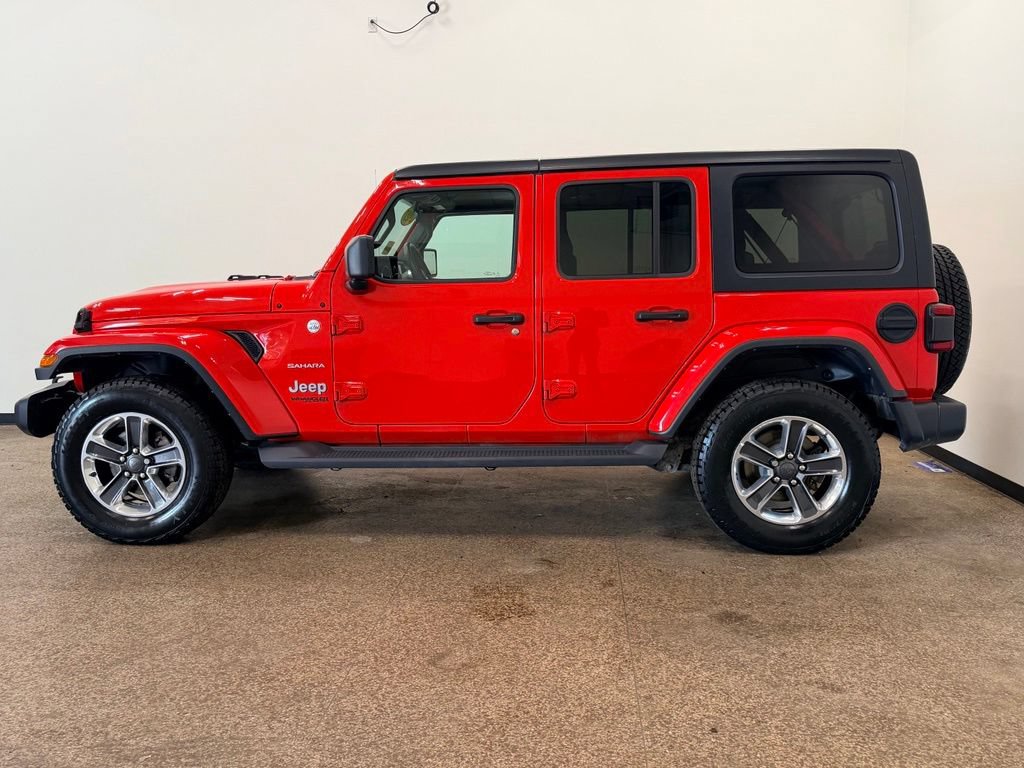 Used 2021 Jeep Wrangler Unlimited Sahara w/ Uconnect 4C Nav & Sound Group AWD/4WD image 2