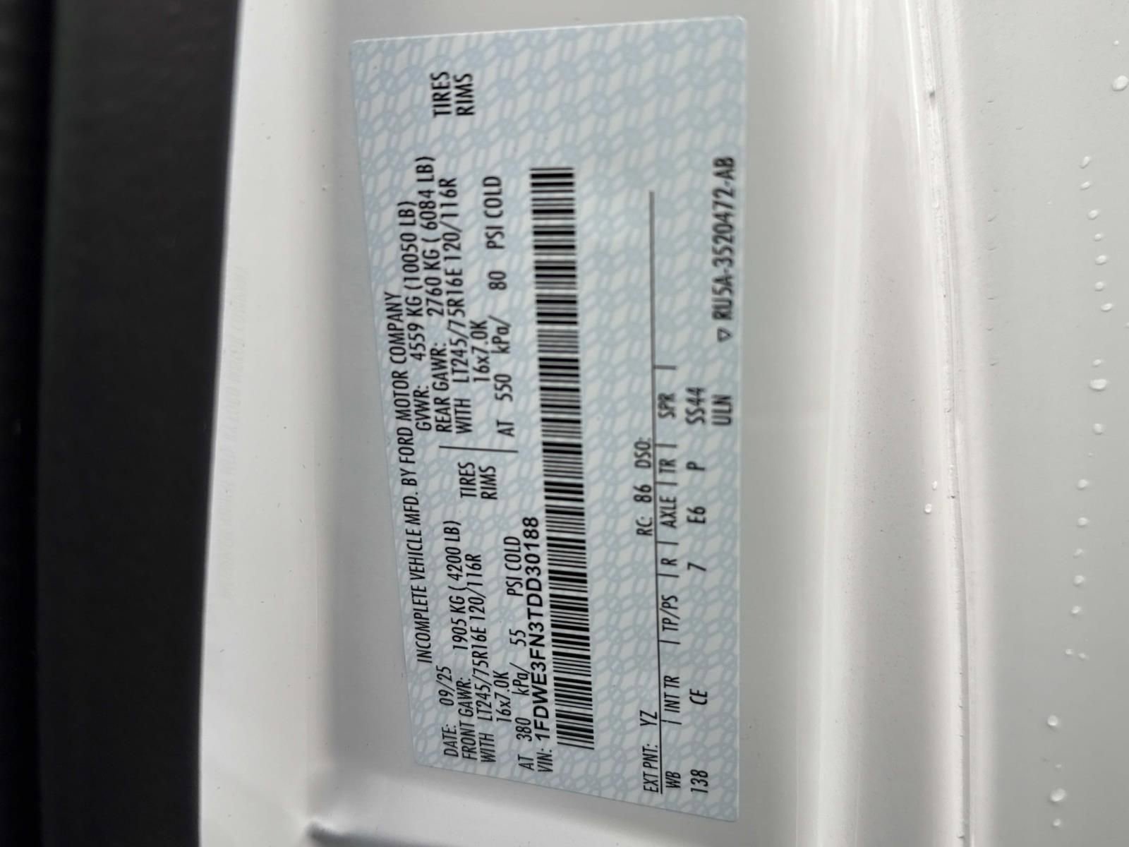 New 2026 Ford E-350 and Econoline 350 Super Duty w/ Power Equipment Group image 21