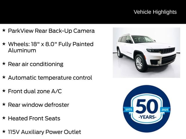 Used 2021 Jeep Grand Cherokee L Laredo w/ Luxury Tech Group I image 11